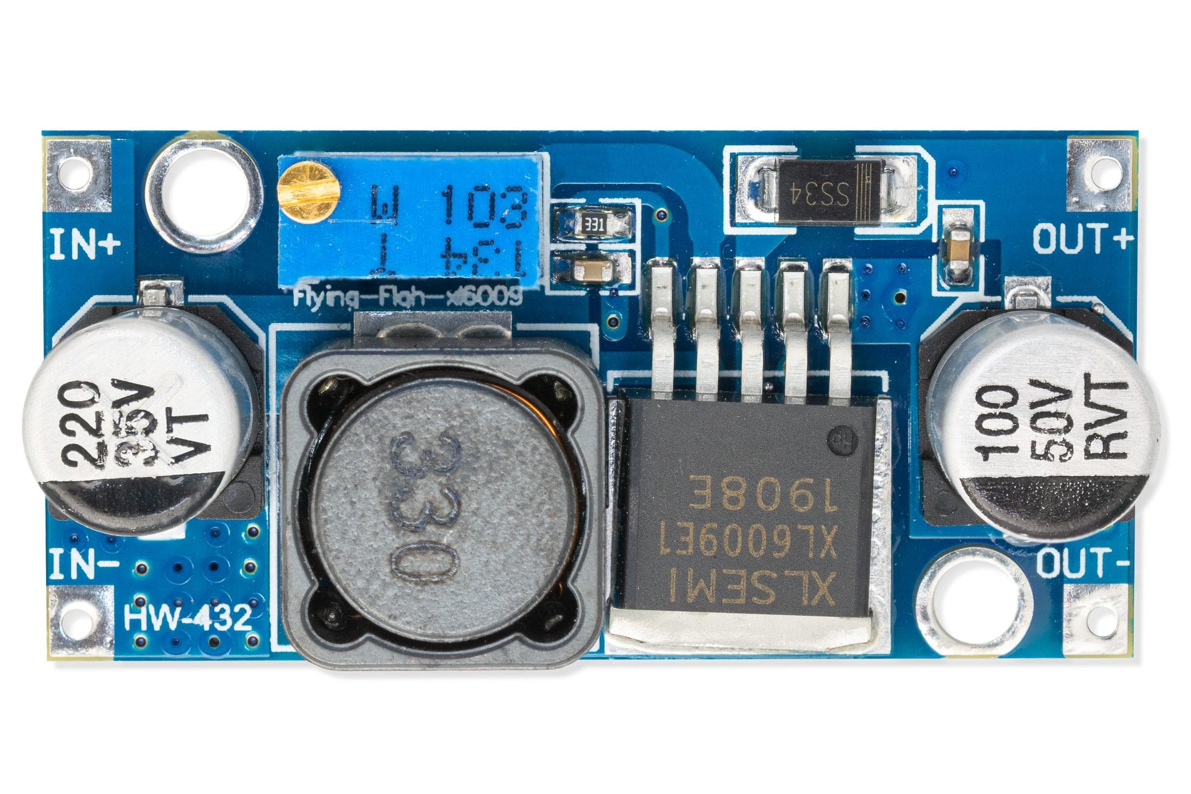 XL6009 4A Adjustable DC-DC Boost Converter Module