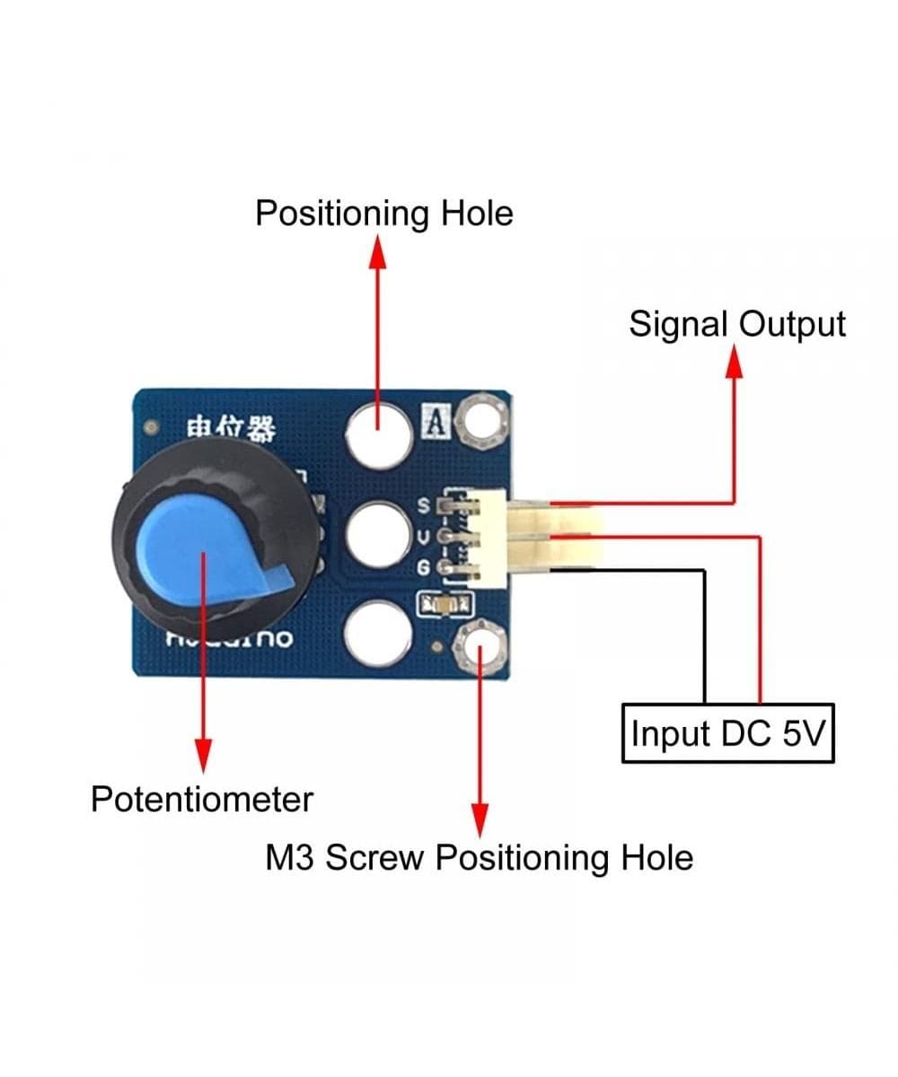 10KΩ Rotary Potentiometer Module