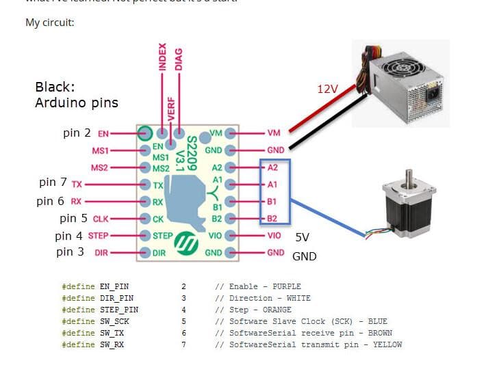 TMC2209 Silent Stepper Motor Driver Module