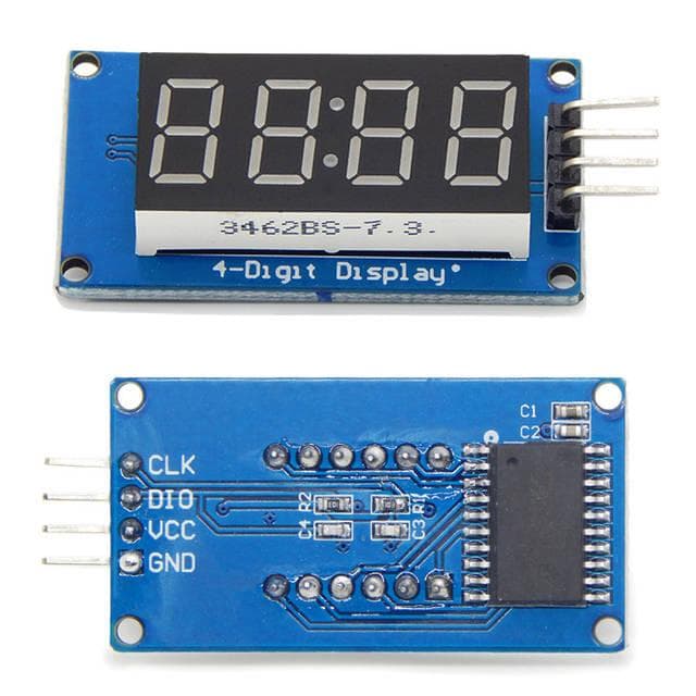 TM1637 4-Digit 7-Segment LED Display Module