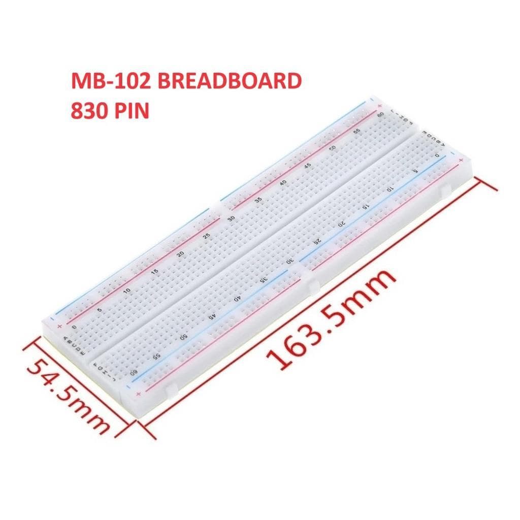 MB102 830-Point Solderless Breadboard