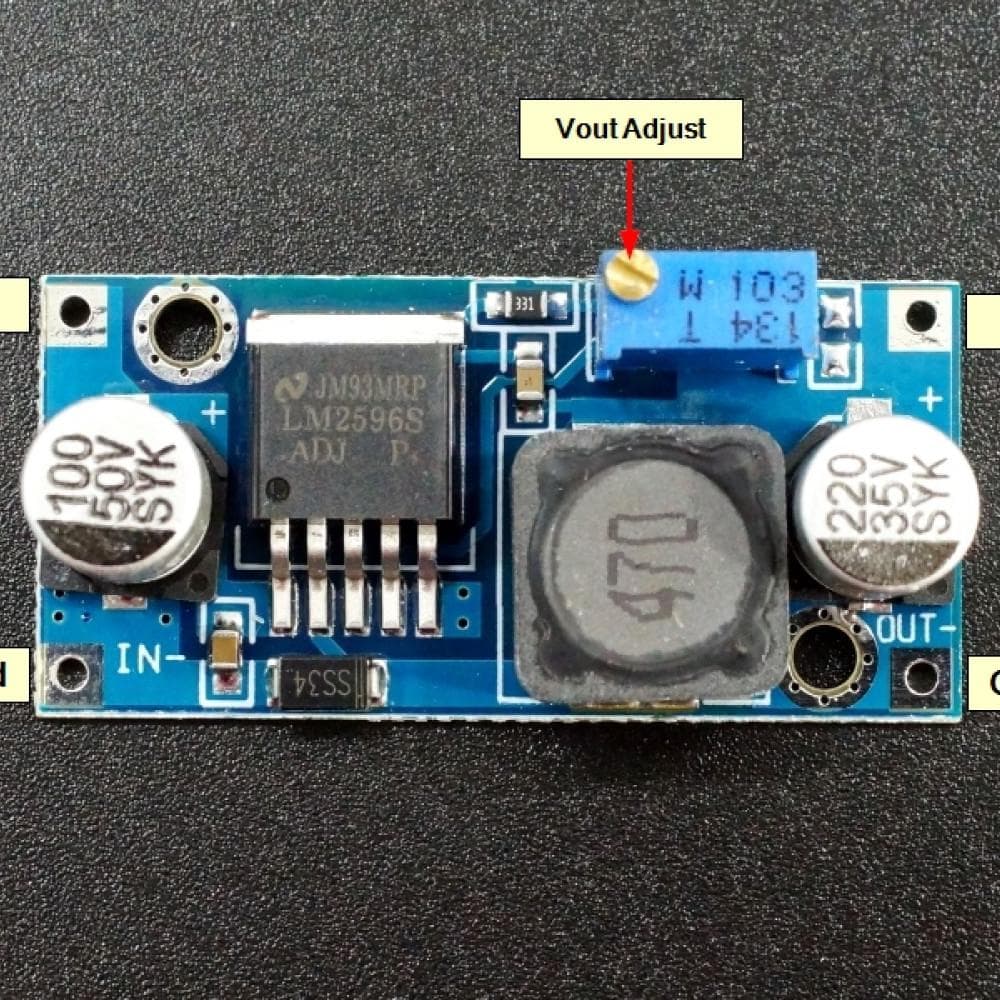 LM2596 Adjustable DC-DC Buck Converter Module